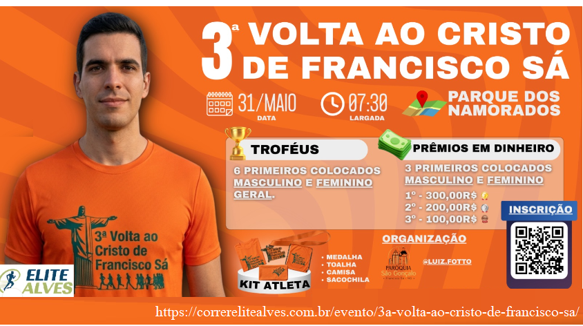 3ª Volta ao Cristo Redentor -Francisco Sá- MG