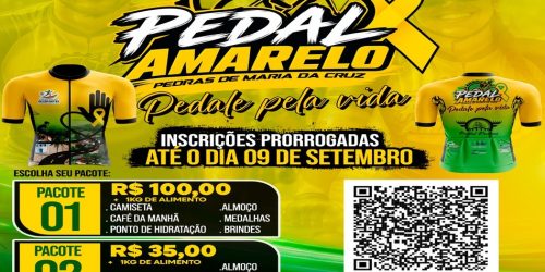 pedal amarelo 1 set